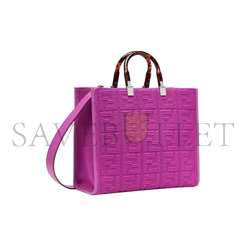 FENDI SUNSHINE MEDIUM FF TOP HANDLE TOTE BAG 8BH386AHWCF037T (36*33*13.5cm)